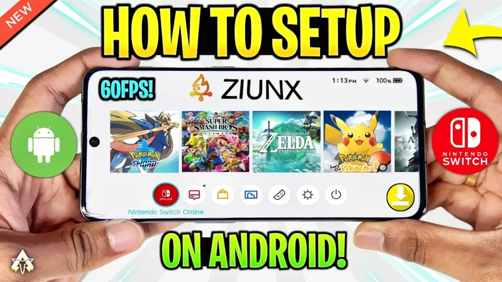 How To Download Ziunx Emulator for Android! Nintendo Switch Android