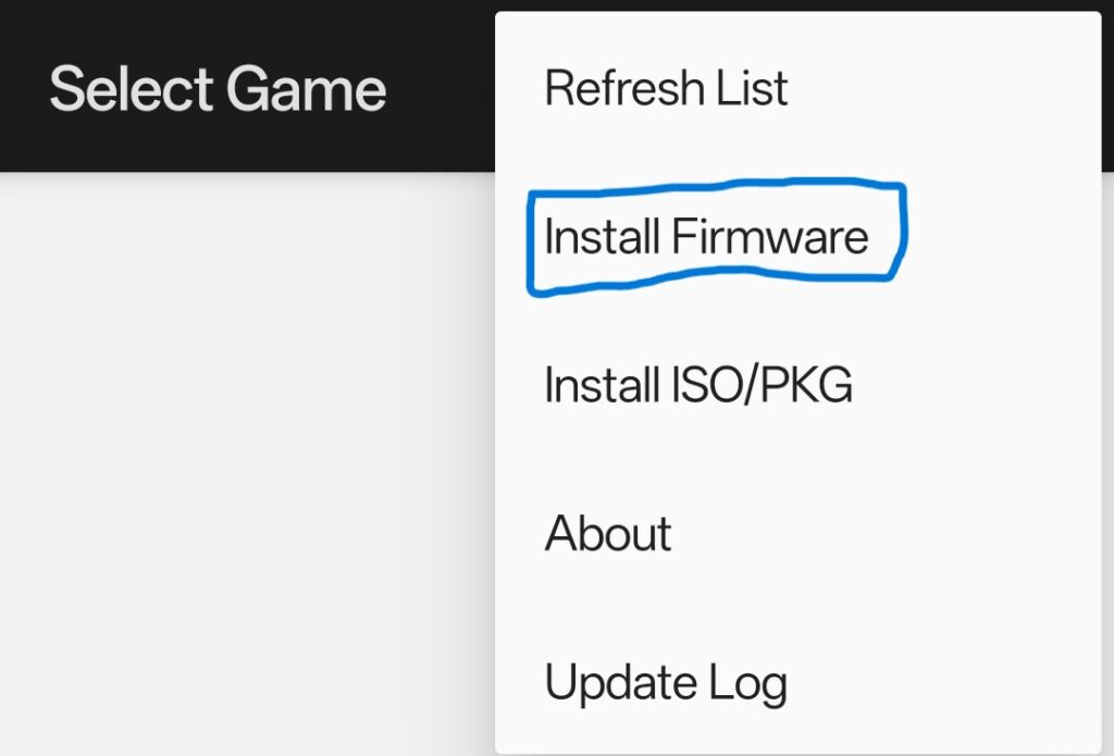 APS3e Emulator- Install Firmware